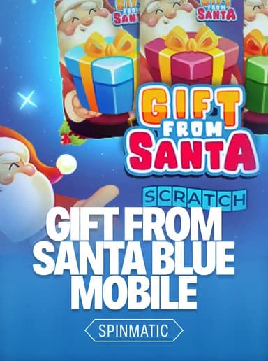 Gift From Santa Blue Mobile